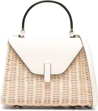 Valextra Tassen, Dames, Beige, ONE Size, Leer, Iside Mini Handtas
