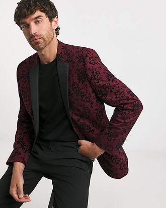 Jacamo Flock Blazer Regular