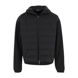 Herno Heren, Jassen, Zwart, Maat: XL Leer