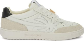 Palm Angels Palm Beach University leather sneakers - unisex - Leather - 45 - White