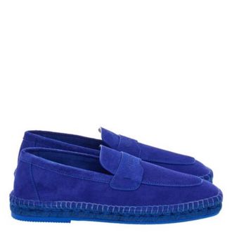 Ferragamo Desco Suede Espadrilles Loafer, Size 9