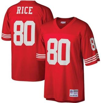 Mitchell & Ness Mens Mitchell & Ness Jerry Rice Scarlet San Francisco 49ers Big & Tall 1990 Retired Player Replica Jersey at Nordstrom, Size Xxx-Large
