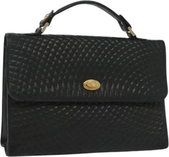 Bally Pre-owned Handbags, female, Black, Size: ONE SIZE Pre-owned Leather handbags