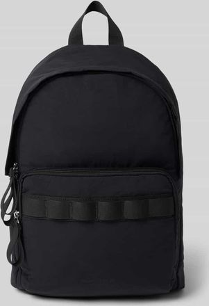 Marc O'Polo Rucksack mit Label Print in Black, Gr&ouml;&szlig;e 1