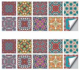 OEM 20 Unidades, Adhesivos Para Azulejos, F&aacute;ciles De Despegar Y Pegar, Adhesivos Decorativos Para Pared, Material De Pvc, Para Cocina, 20 X 20 Cm