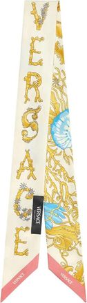 Versace Foulard Underwater Barocco in seta - Toni neutri