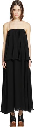 Chlo&eacute; Silk Georgette Sleeveless Dress