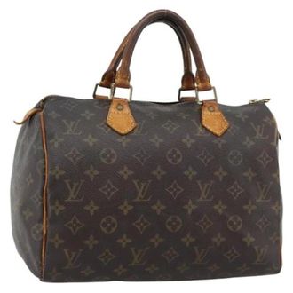 Louis Vuitton Pre-owned Speedy 30 Handtas - Dames - Pre-owned - Bruin - Maat: ONE Size Leer