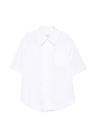 Ami White Chest Pocket Short Sleeve Shirt