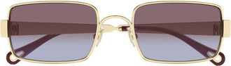 Chlo&eacute; Sunglasses Ch0354 S 004 Gold/Red Woman