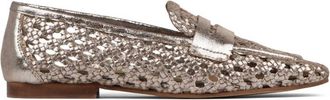 Donald J Pliner Womens Naolin Penny Loafer In Pewter