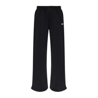 adidas Wijde Trainingsbroeken - Dames - Sweatpants - Zwart - XS - Katoen - Broeken