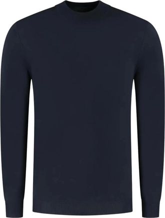 Zanone Sueter Marino Cuello Redondo - Heren - Ronde hals truien - Blauw - XL - Truien & Vesten