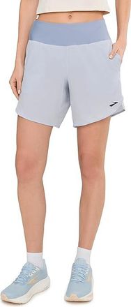 Brooks Chaser 7 Shorts 2.0 Womens Shorts Halogen Blue/Dark Halogen : 2XL (US Womens 20-22), Polyester/Spandex