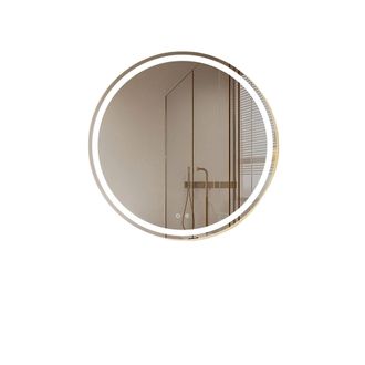OEM Espejo De Ba&ntilde;o Con Iluminaci&oacute;n Led, Funci&oacute;n Antivaho, Luz Regulable, Redondo De 50 Cm