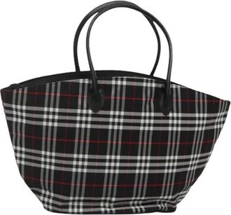 Burberry Pre-owned Tote Bags, female, Black, Size: ONE SIZE Pre-owned Vintage Tote Bag