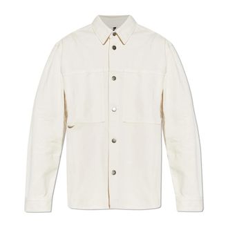 Haikure Arno Denim Shirt - Heren - Spijkeroverhemden - Beige - S - Denim - Overhemden