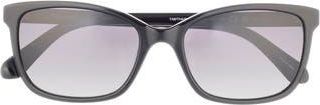 Kate Spade New York 53mm tabitha rectangle sunglasses in Black Gold at Nordstrom Rack