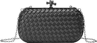 Tiffany & Fred Woven Satin Clutch Crossbody Clutch