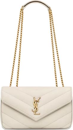 Saint Laurent small Loulou shoulder bag - Neutrals