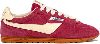 Autry Windspin suede and leather trainers