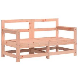 vidaXL Sof&aacute;s De Esquina De Jard&iacute;n 2 Uds Madera Maciza Douglas Vidaxl