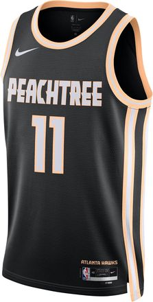 Nike Trae Young Atlanta Hawks City Edition Nike Mens NBA Swingman Jersey in Black | HM5005-010