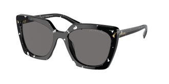 Prada Polarized Grey Butterfly Ladies Sunglasses PR 23ZS 15S5Z1 54