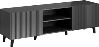 Mirjan24 Mobilier1 - Mueble Tv Remeta 102, Antracita, N&uacute;mero De Puertas: 0, N&uacute;mero De Cajones: 0, 150x53x42cm