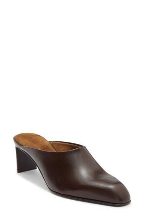 Khaite Colt Square Toe Mule in Cacao at Nordstrom, Size 10.5Us