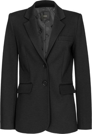 Pinko Zwarte Jassen voor Vrouwen - Dames - Blazers - Zwart - 2XL - Jassen