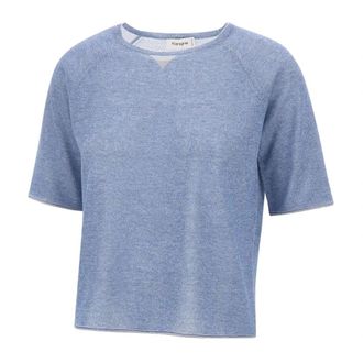KANGRA Ronde hals gebreid - Dames - Ronde hals truien - Blauw - XL - Katoen - Truien & Vesten
