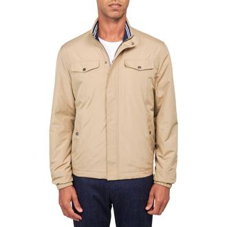 ConStruct Slim Fit Solid Hybrid Field Jacket in Khaki at Nordstrom, Size Xx-Large