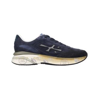 Premiata Sneakers, male, Blue, Size: 12 US Navy Lightweight Moerun Sneaker Madrid