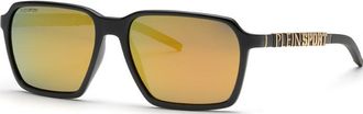 Plein Sport Mens SSP012 59 59Z42P Sunglasses - Black - One Size