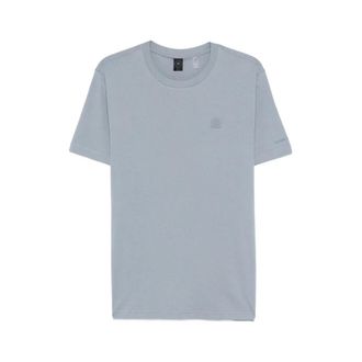 Moose Knuckles T-Shirts, male, Blue, Size: XL T-shirt