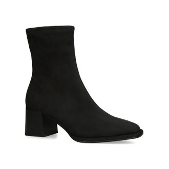 Steve Madden Womens Suede Nextstep Black Boots - Size UK 6