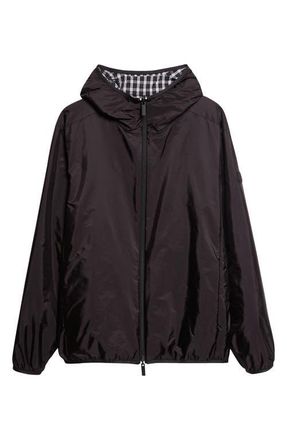Moncler Vandelli Hooded Reversible Jacket in Black at Nordstrom, Size 7