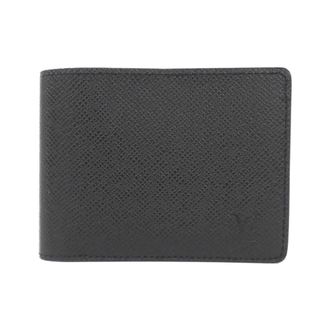 Louis Vuitton Black Leather Bill Wallet (Bi-Fold) (Pre-Owned)