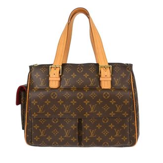 Louis Vuitton Multipli Cite Handbag Monogram Canvas Brown Canvas Handbag (Pre-Owned)