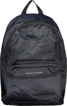 Tommy Hilfiger Blauwe Rugzak met Laptopvak - Heren - Rugzakken - Blauw - ONE Size - Polyester - Tassen