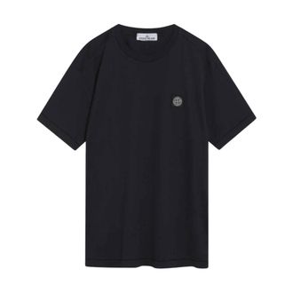 Stone Island T-Shirts, male, Blue, Size: XL T-Shirt