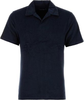Frescobol Carioca Polo Shirts, male, Blue, Size: XL Faustino Terry Polo