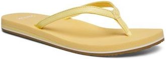 Sanuk Yoga Joy II Flip Flop in Pale Banana at Nordstrom, Size 10
