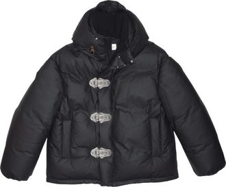 Craig Green Zwarte Winterjas met Capuchon - Heren - Gewatteerde jassen - Zwart - L - Polyester - Jassen