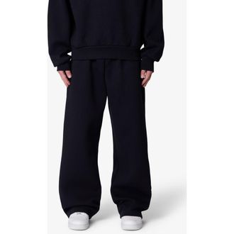mnml Stiff Baggy Fit Lounge Sweatpants in Black at Nordstrom, Size Large