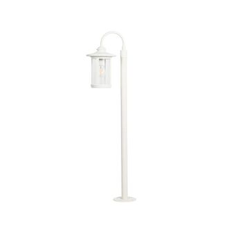 Lindby L&aacute;mpara para exterior de aluminio blanco