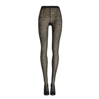 Wolford Bouquet Tights - - Underwear - Donna - Nero - M