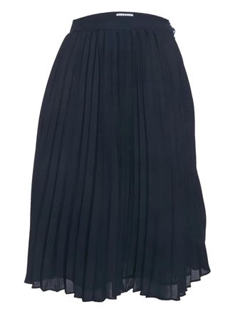 Claudie Pierlot pleated midi skirt - Blue