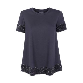 Emporio Armani Emporio Armani Su&eacute;teres Negro - Tops - Mujer - Negro - 2XL